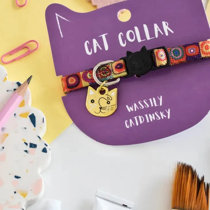 Collier chat anti-étranglement Wassily Catdinsky