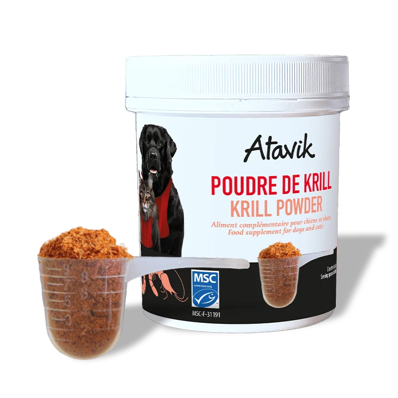 Poudre de krill Atavik – Articulations souples & pelage éclatant