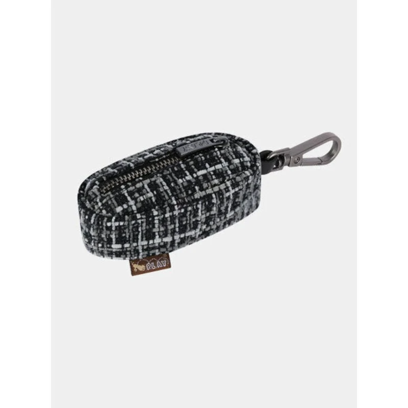 Distributeur de sacs pour chien Chevron gris – Pratique & écoresponsable
