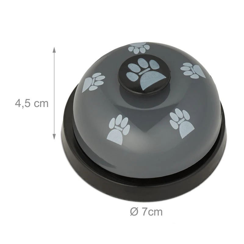 Lot de 4 cloches d'entraînement éducatives jouet pour chiens et chats 8 x 8 x 4 cm en plastique rose 13_0014672