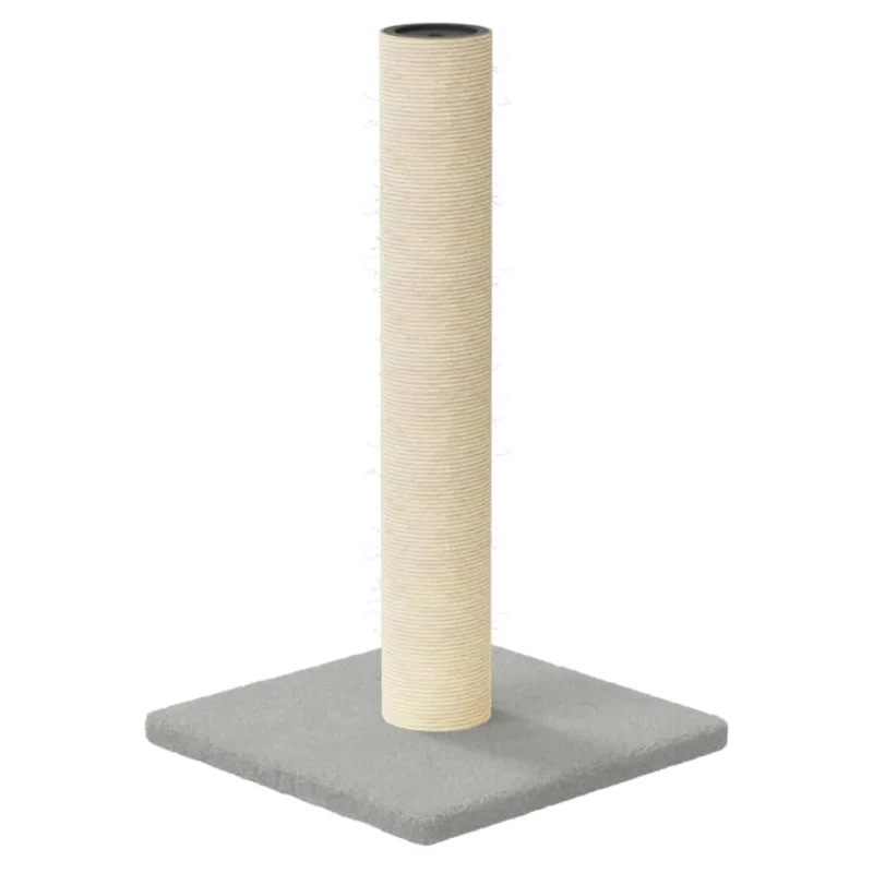 Arbre à chat meuble tour grimper jouet grattage grattoir escalade plateforme clair 22 x 22 x 45 cm gris 02_0022764