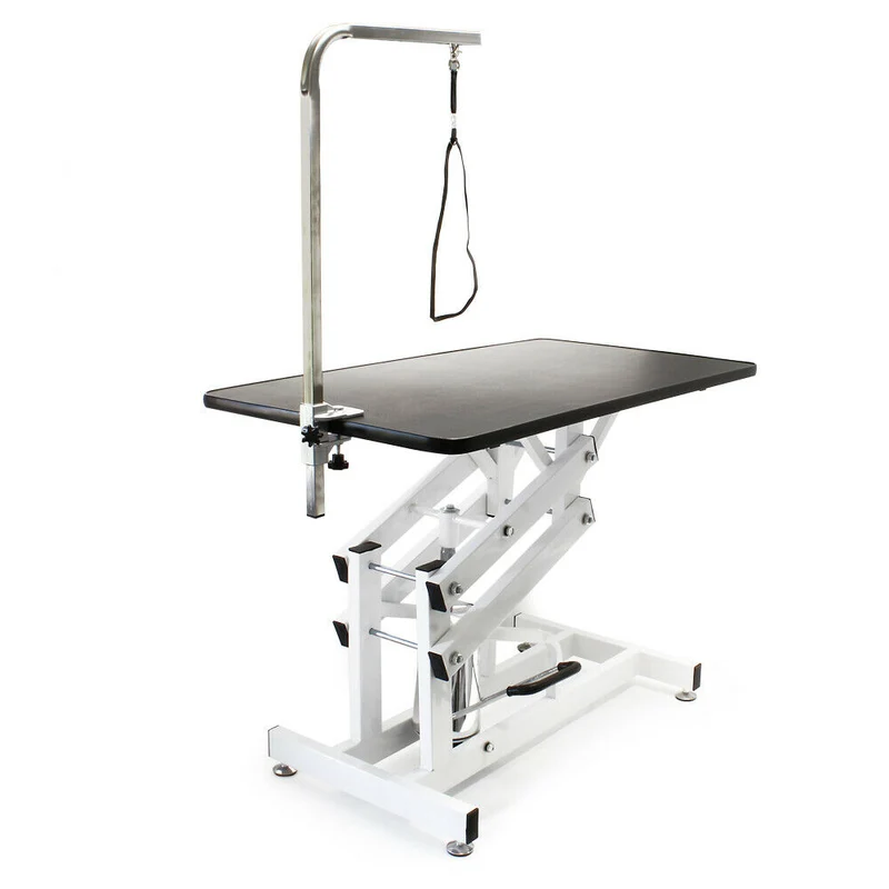 Table de toilettage hydraulique pliable table de soins chien chat grooming table 108 x 60 cm 16_0000534