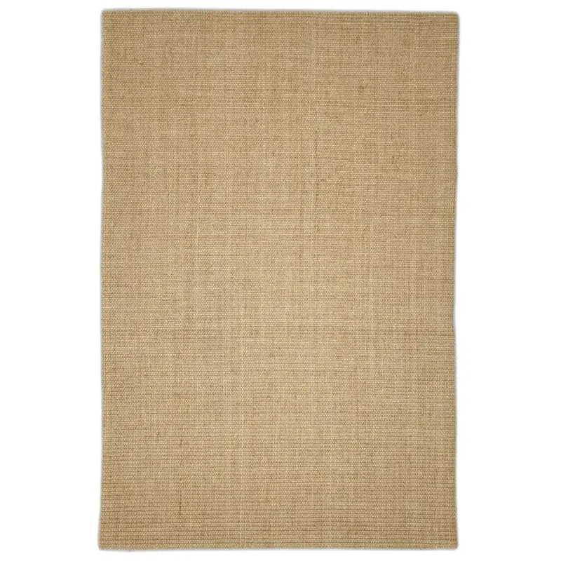Tapis pour griffoir à griffer pour chat en sisal 66 x 100 cm Marron clair 02_0045541