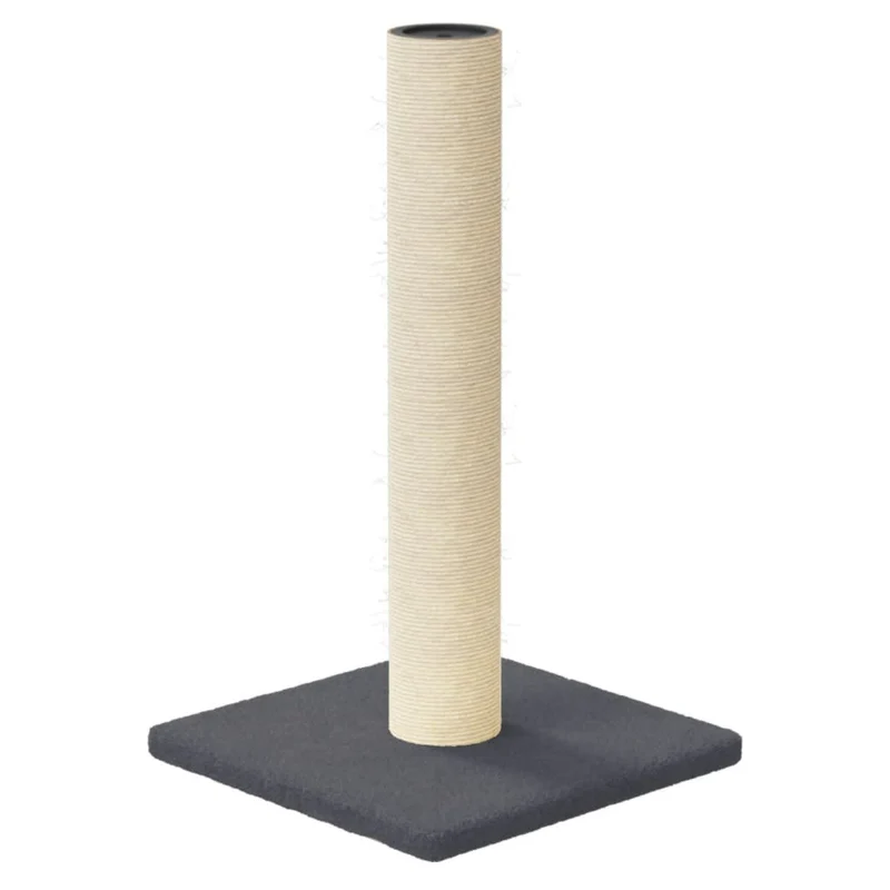 Arbre à chat meuble tour grimper jouet grattage grattoir escalade plateforme foncé 22 x 22 x 45 cm gris 02_0022766