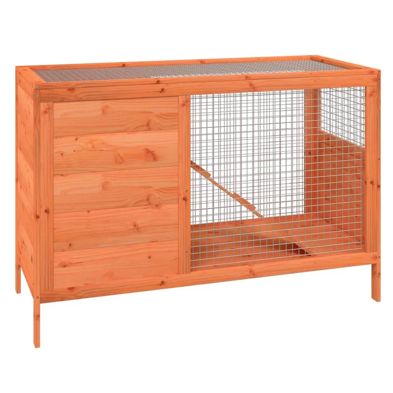 Clapier 103 x 44 x 69,5 cm bois de pin massif marron 02_0041935